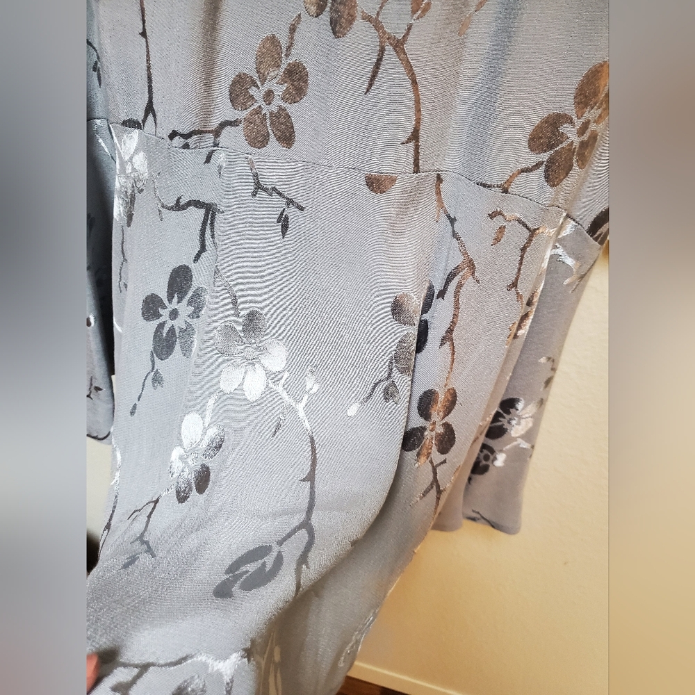 Spencer Alexis Vintage 3 Piece Set Kimono, Tank, Skirt Med /large Cherry Blossom - Picture 10 of 13